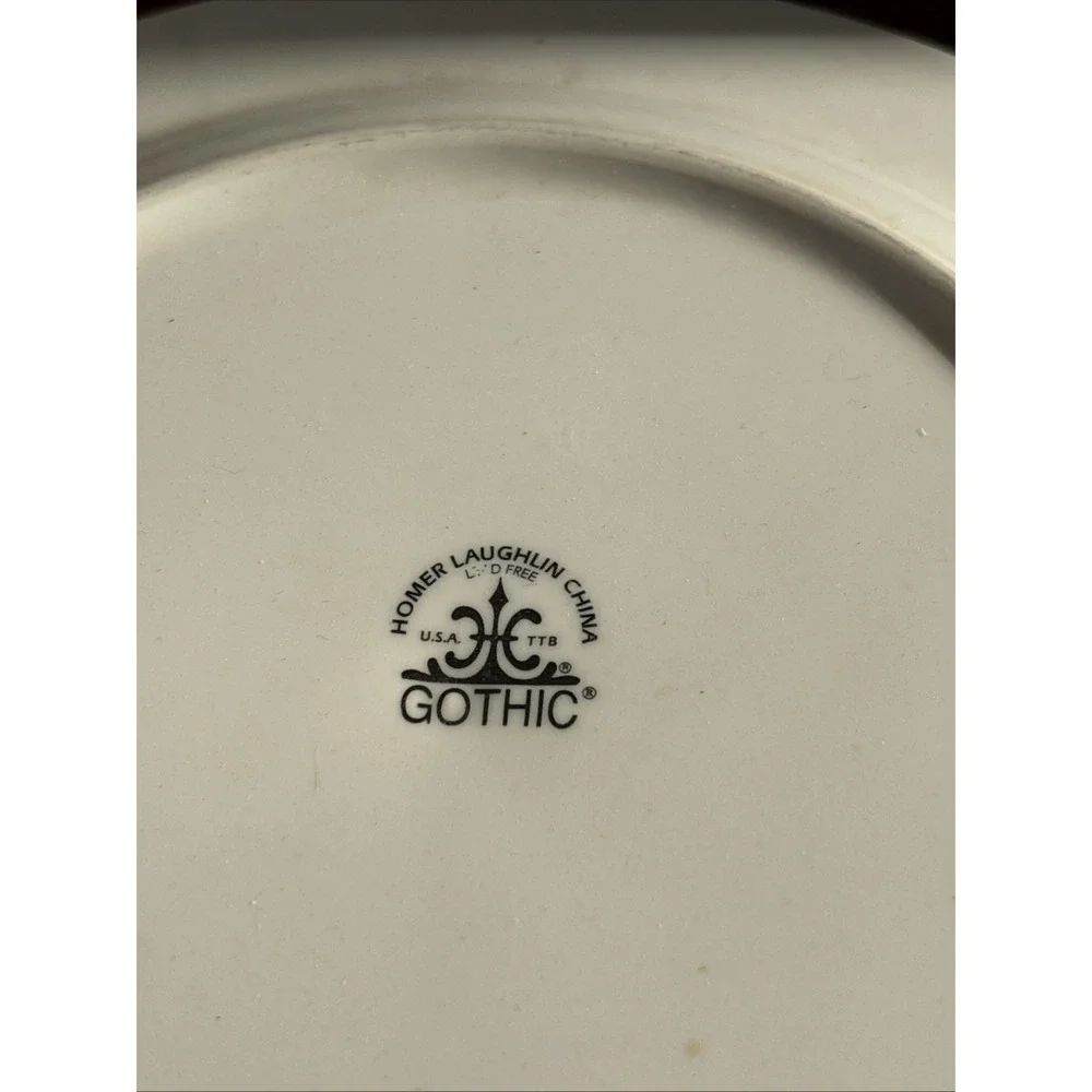 Homer‎ Laughlin China GOTHIC Cream 10